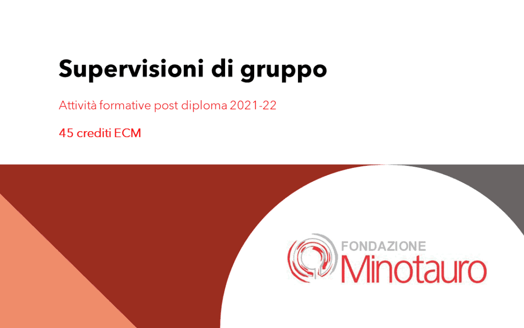 Attività formative post diploma – Supervisioni di gruppo 2021-22
